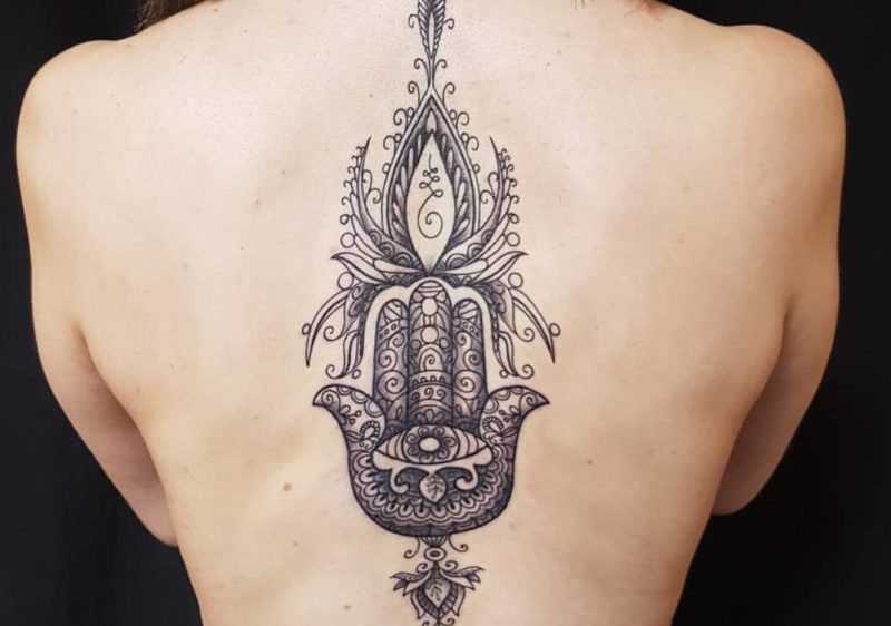 Hamsa tetování