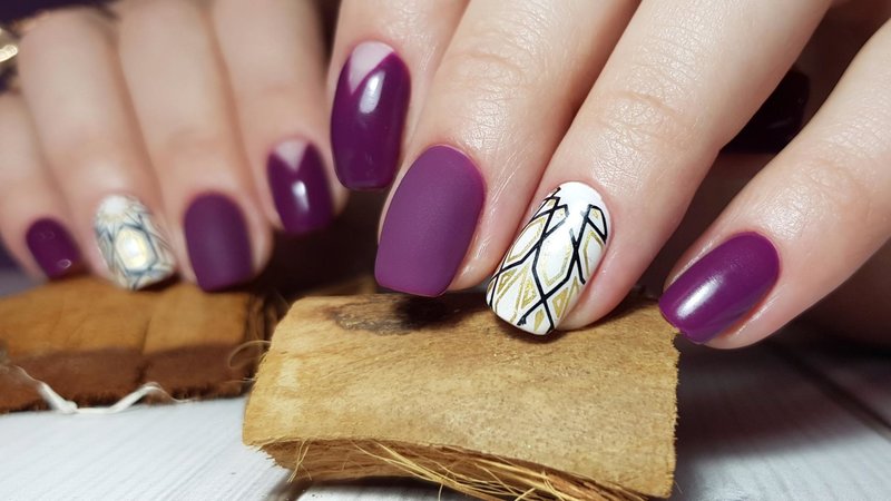 Abstracte manicure