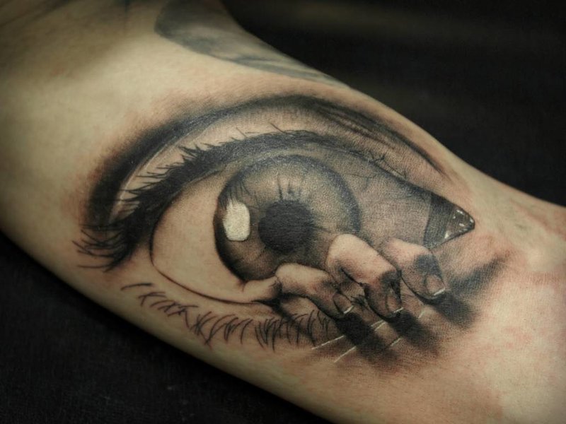 Tatuaż zła oko