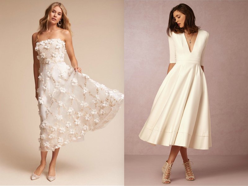 Елегантни абитуриентски рокли в бяло