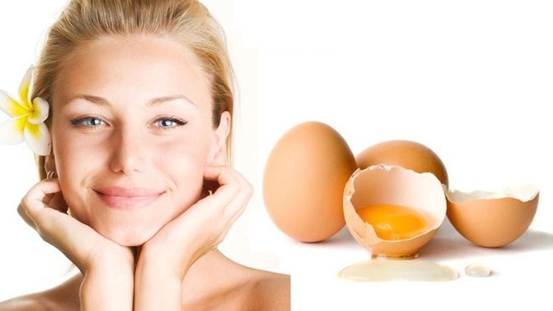 قناع البيض للشعر الدهني