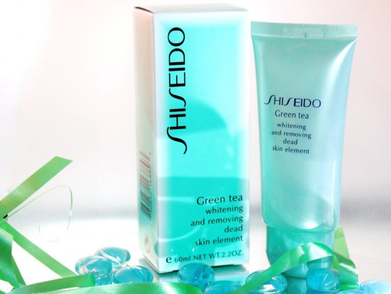 Shiseido grønn te ansikts peeling