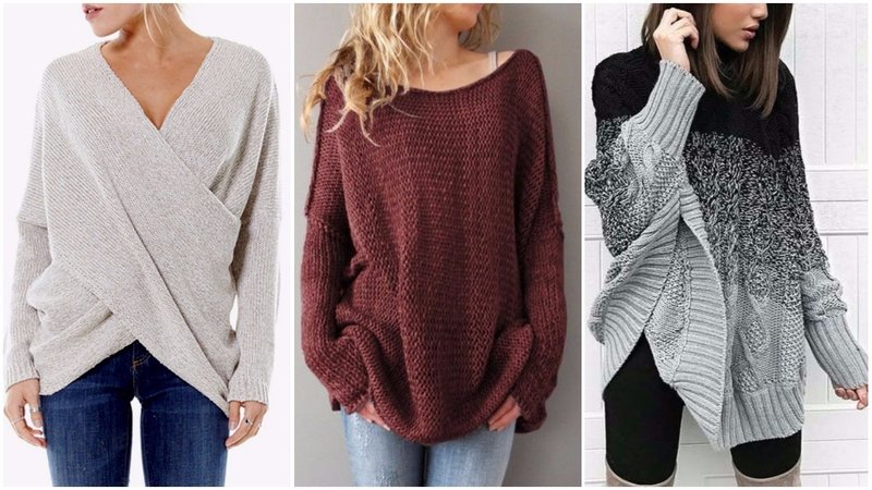 Modne modele swetrów