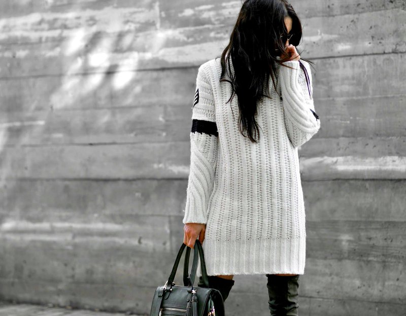 Megztinio suknelė