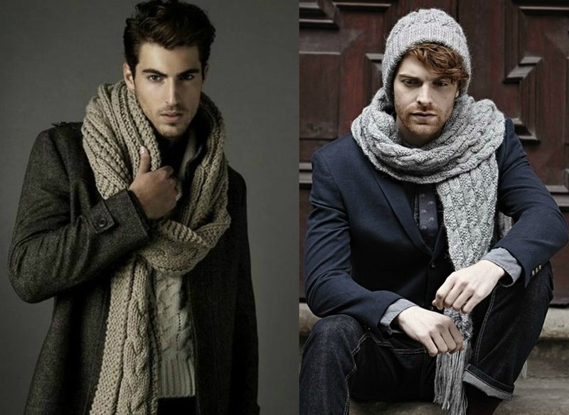 Lange sjaals voor heren