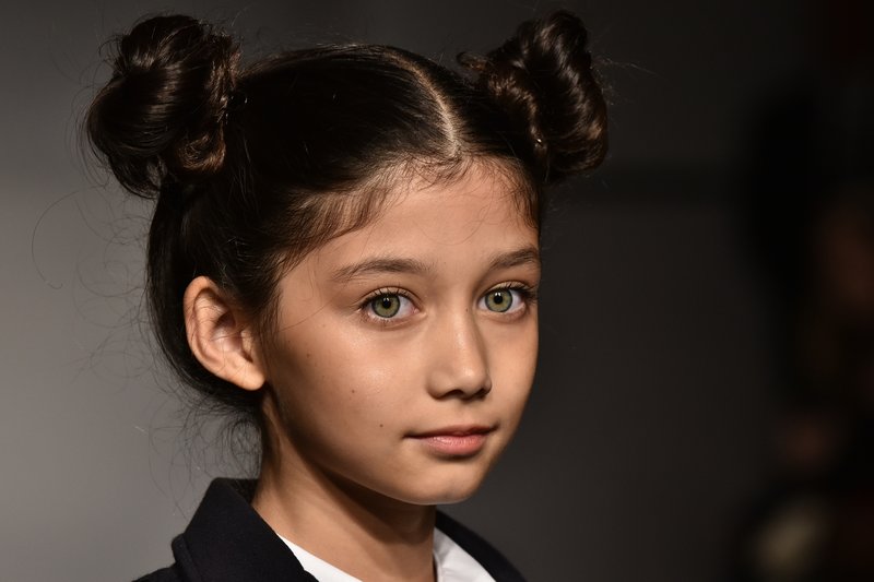 Girl with Horns Hairstyle