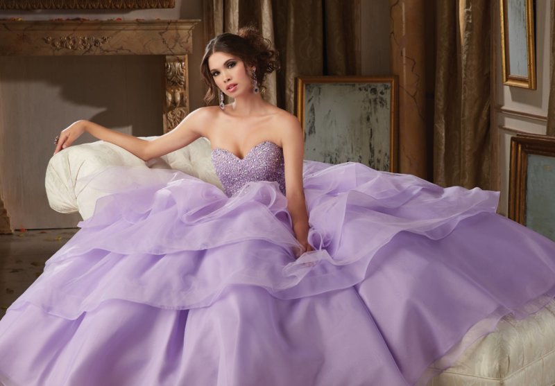 Lavendel kjole