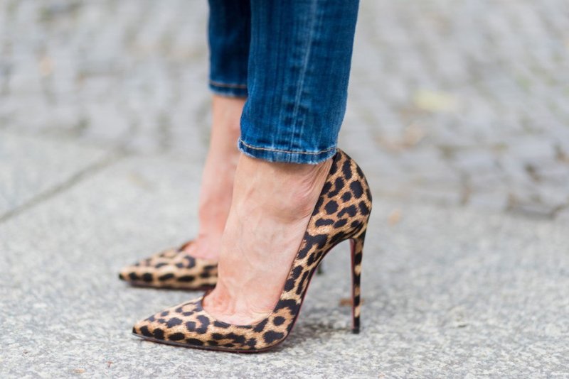 Leopardová obuv