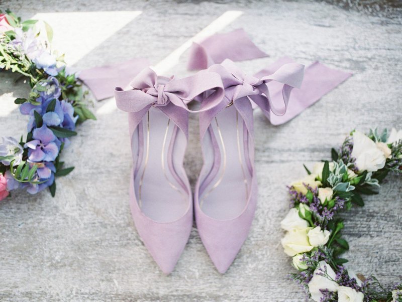 Lilac pointe sko