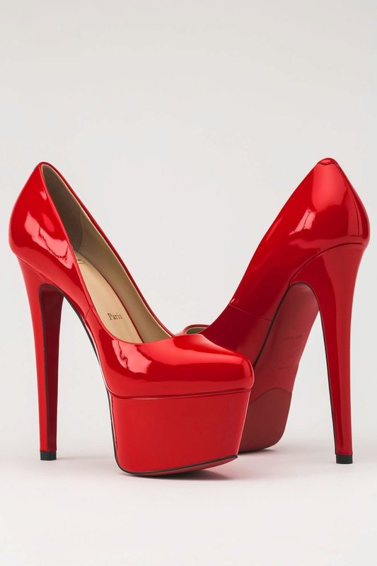 Red Louboutin With Toe Platform