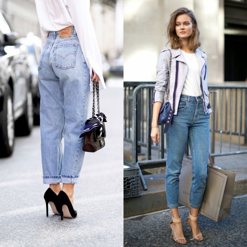 Moms jeans: stilig utseende