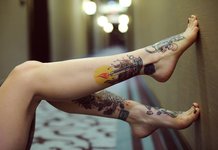 Tatuaże na nogach kobiet