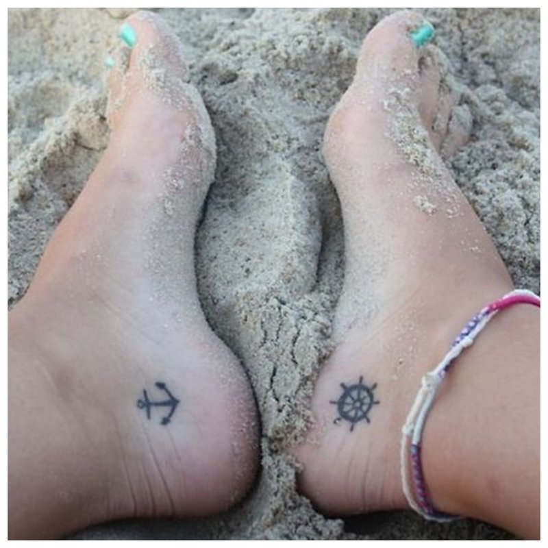 Tatuiruotė ant kojos