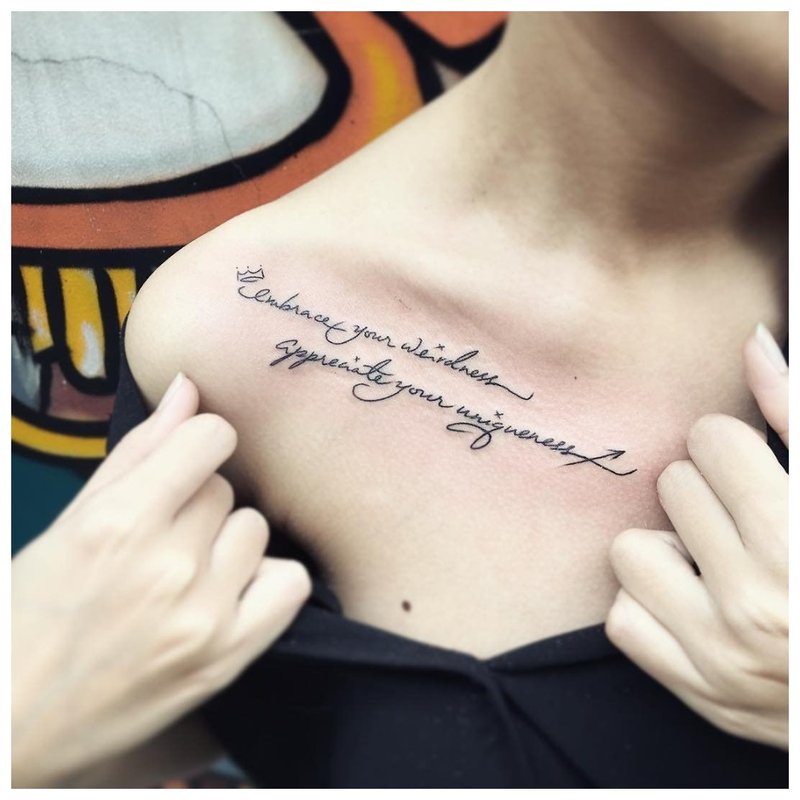 Tetoválás felirat angolul