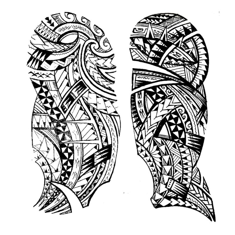 Skisse for Maori Tattoo