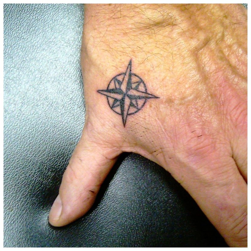 Kleine tatoeage op de arm