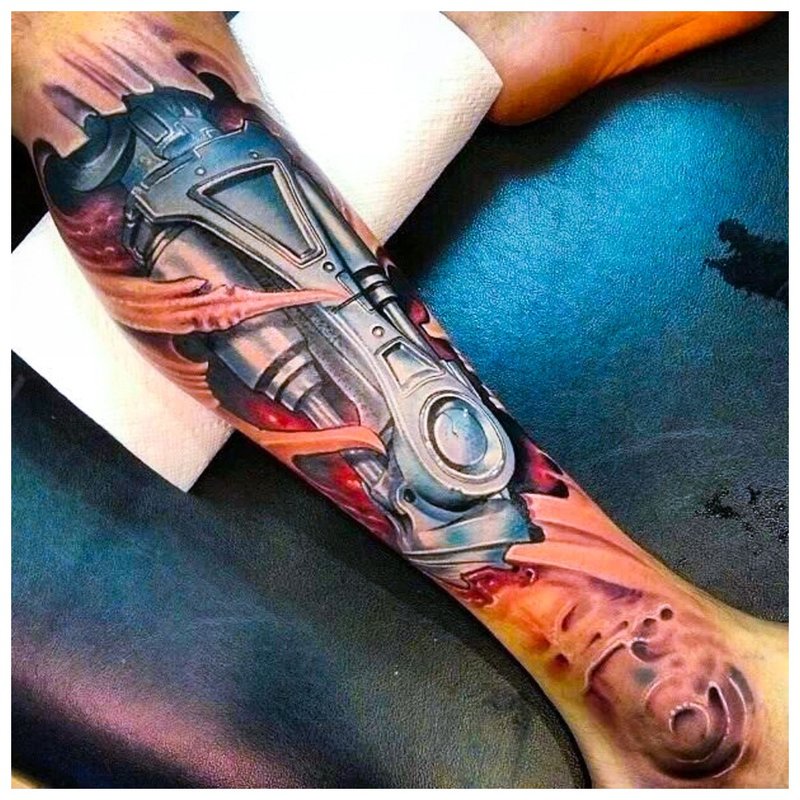 Cyberpunk-tatoeage