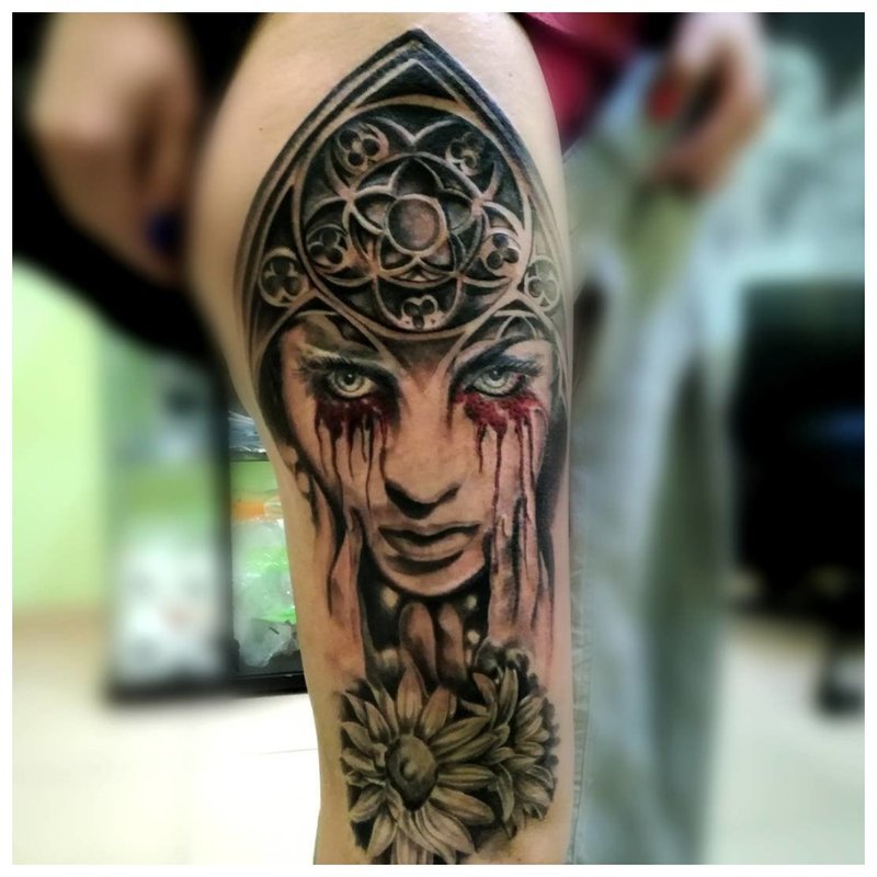 Gotische Tattoo