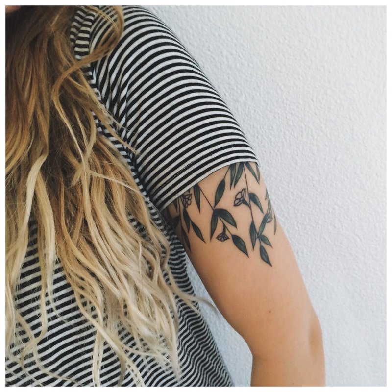 Tatuaż liścia