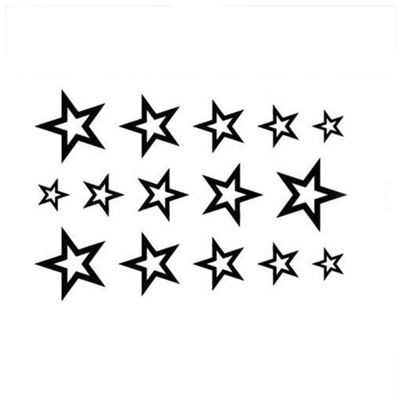 Žvaigždės - tatuiruotės eskizas