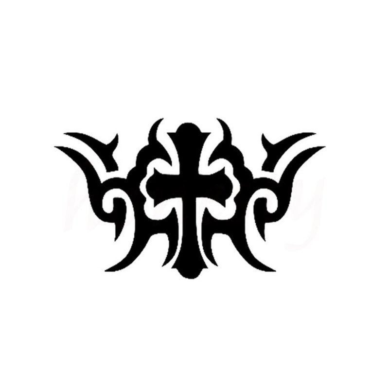Kríž - skica na tetovanie