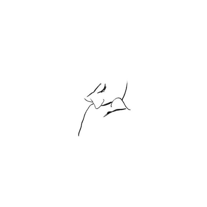 Kiss obrys tetování skica