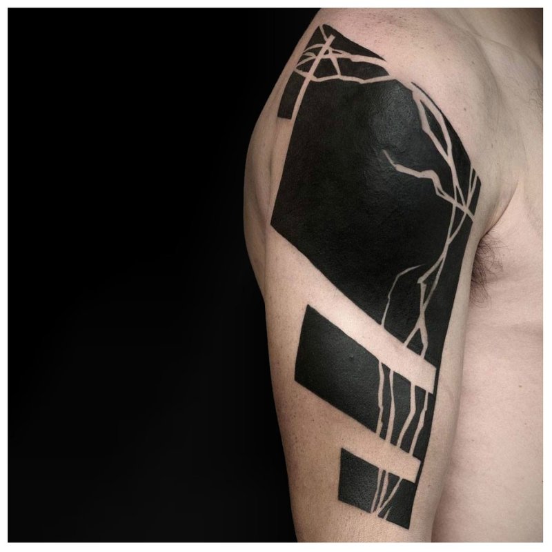Blackwork-tatoeage