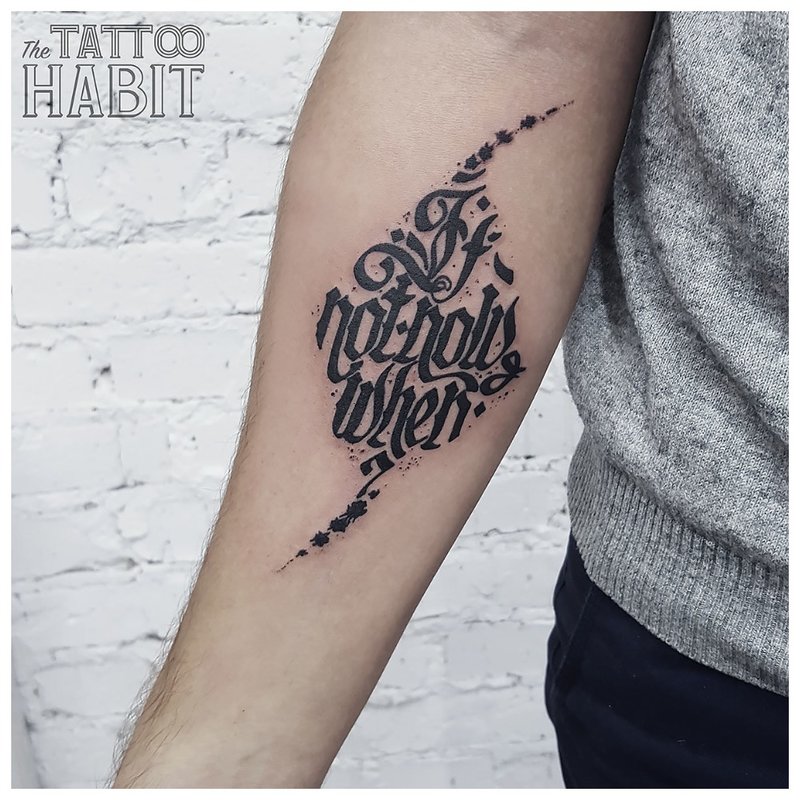 Tetování předloktí