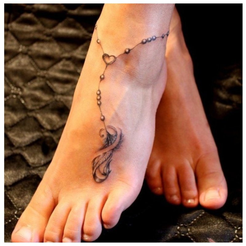 Tatuaj Anklet
