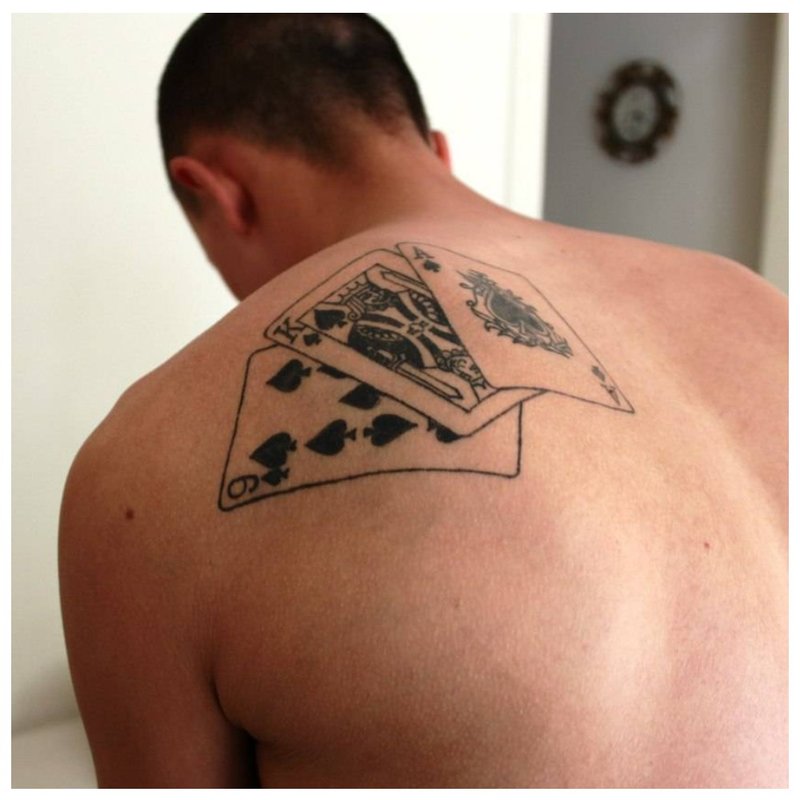 Spade tatovering