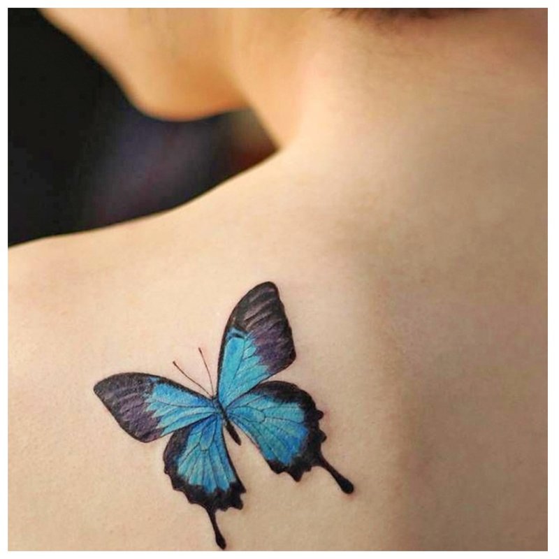 Motýl na rameni