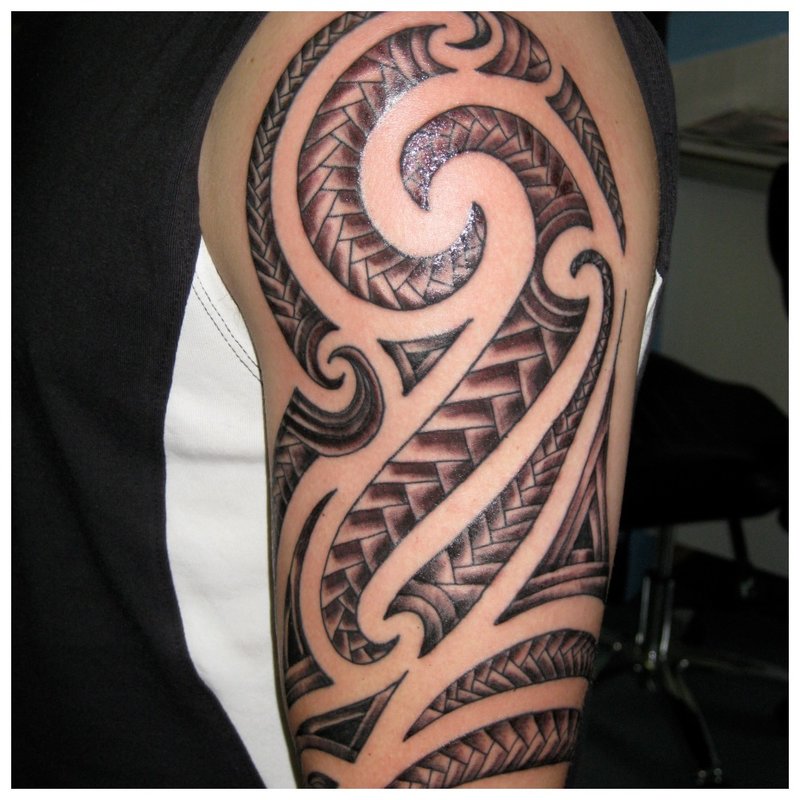 Ongebruikelijke tribal tattoo