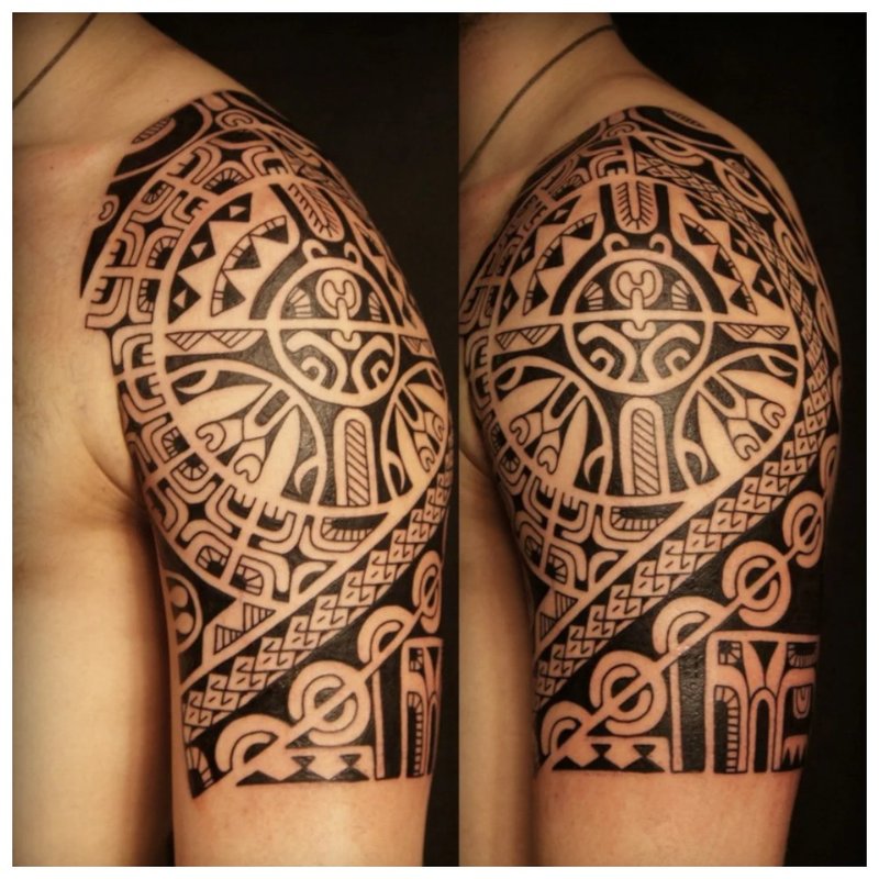 Piękny tatuaż celtycki