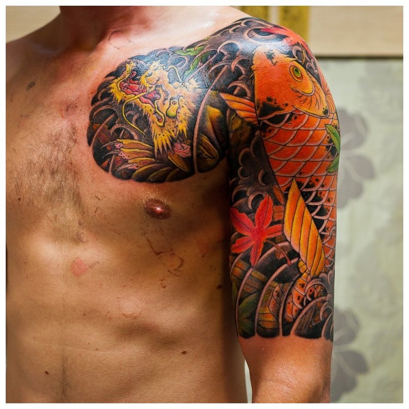 Japonský styl tetování