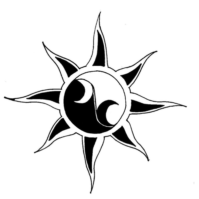 Szkic tematu gwiazdy na tatuaż