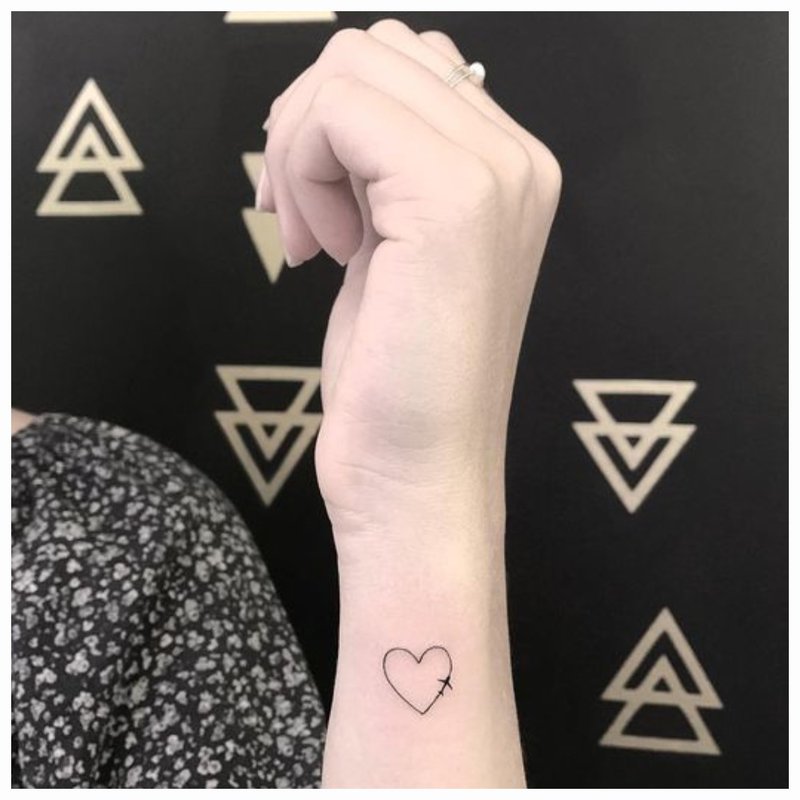 Srdce tetování