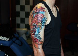 Cool tetovanie na ramene